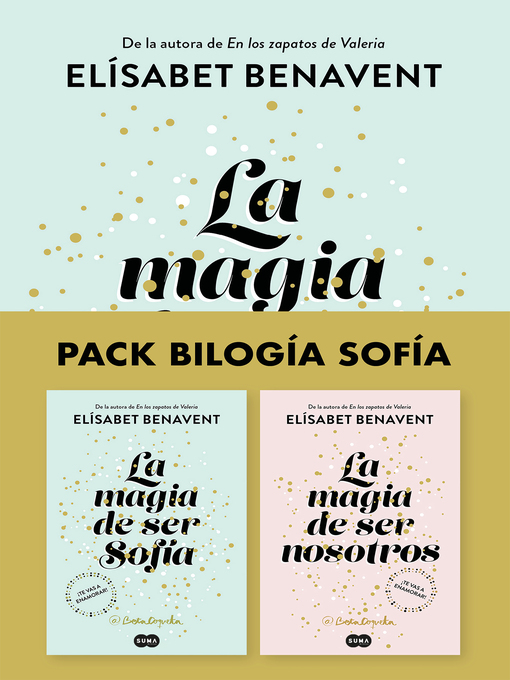 Title details for Pack Bilogía Sofía by Elísabet Benavent - Available